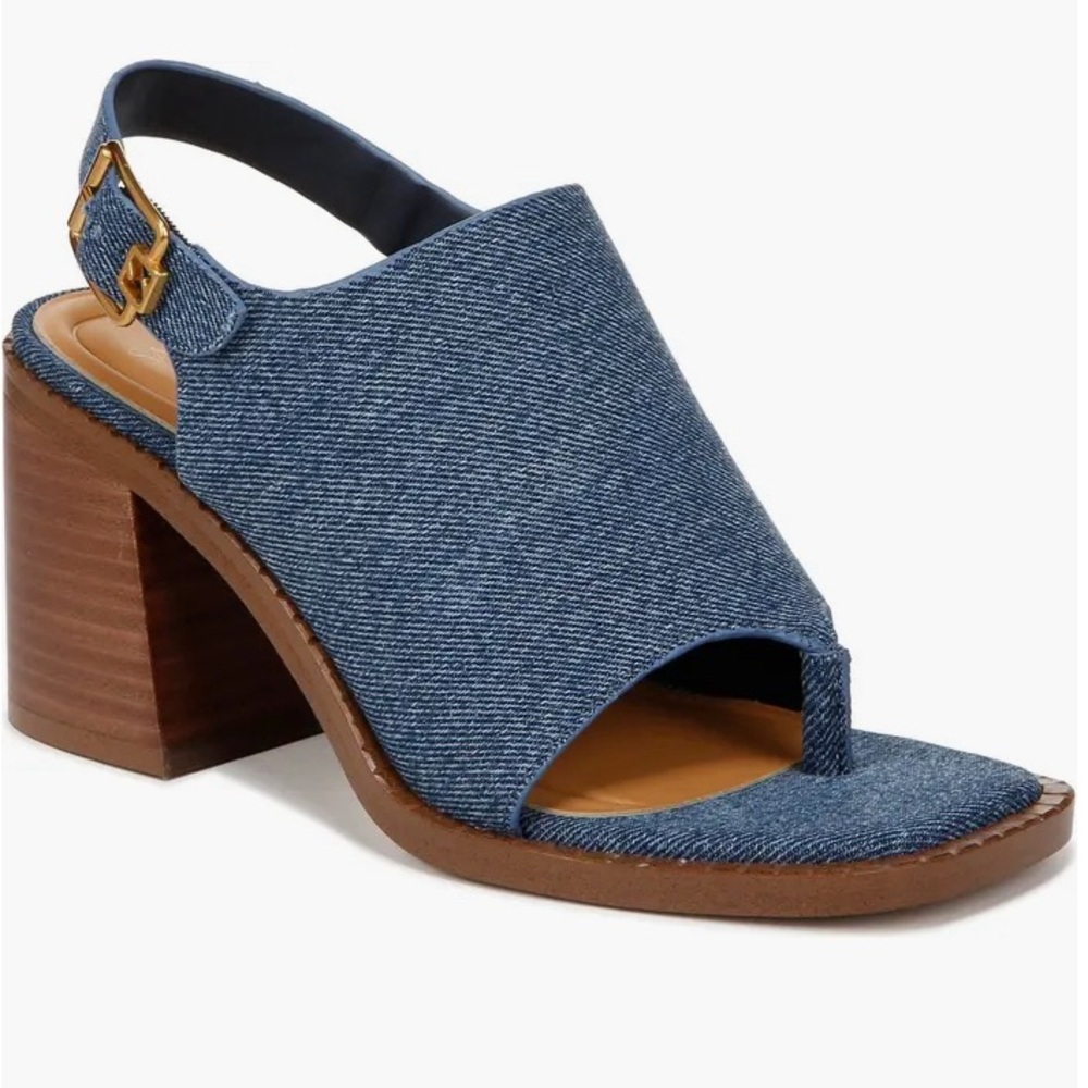NWT SARTO by Franco Sarto Atlas Denim Slingback sandal